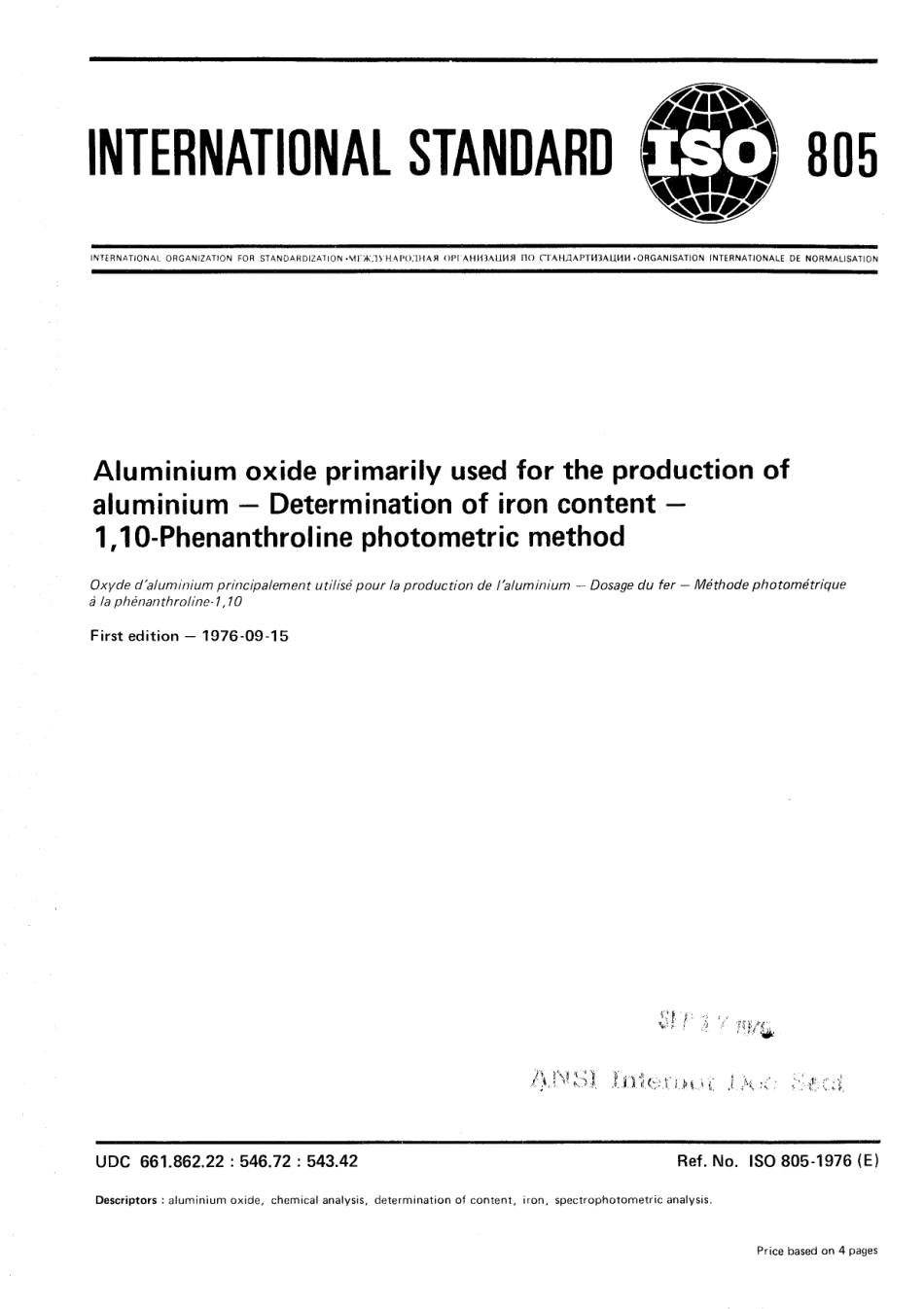 ISO 00805-1976 scan.pdf_第1页