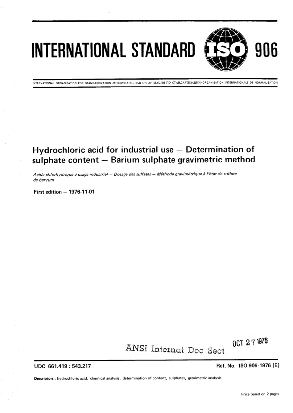 ISO 00906-1976 scan.pdf_第1页