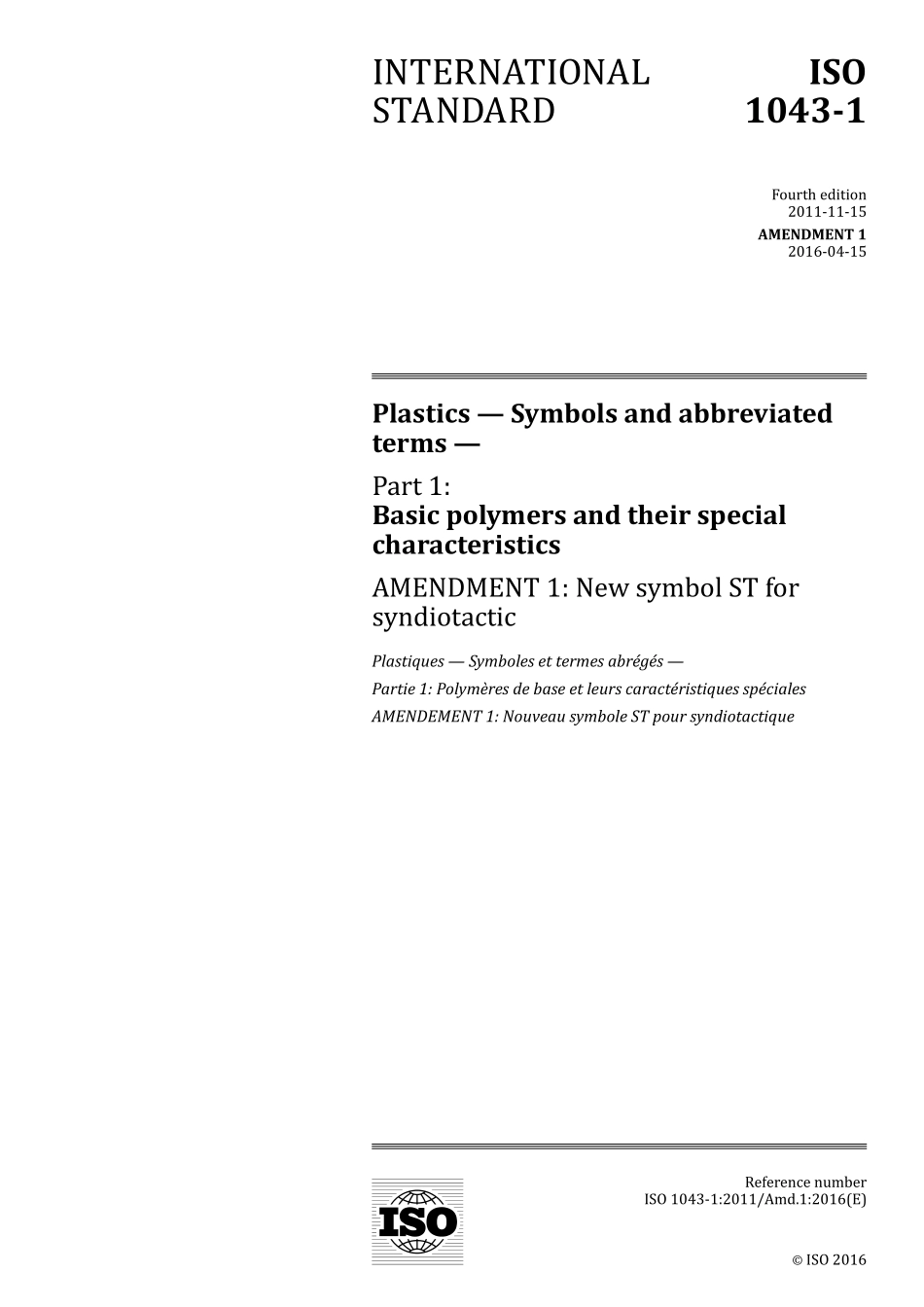 ISO 01043-1-2011 amd1-2016.pdf_第1页