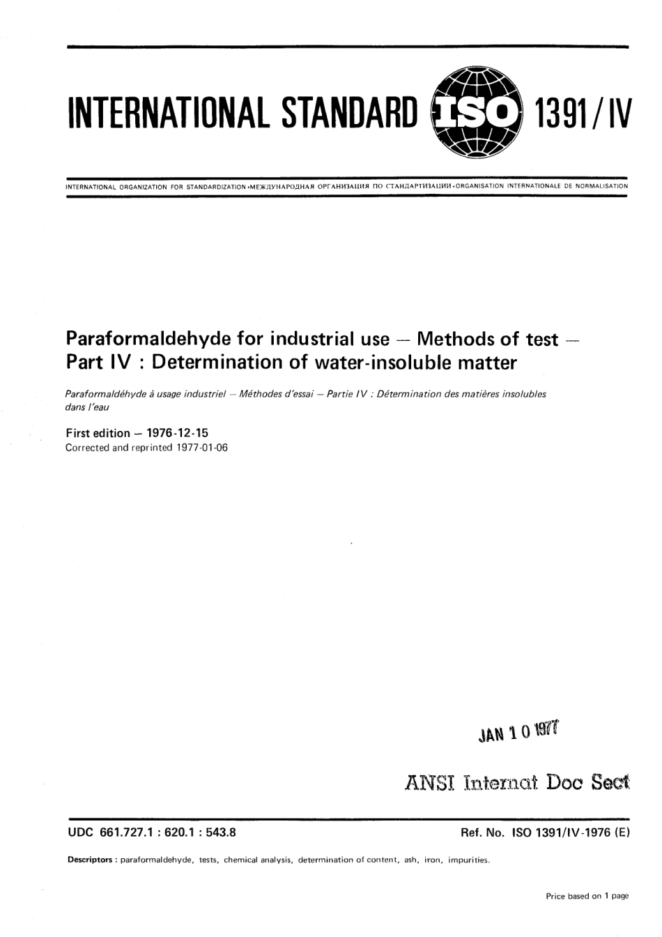 ISO 01391-4-1976 (1977) scan.pdf_第1页