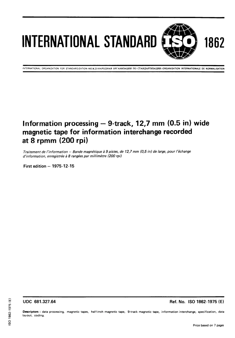 ISO 01862-1975 scan.pdf_第1页