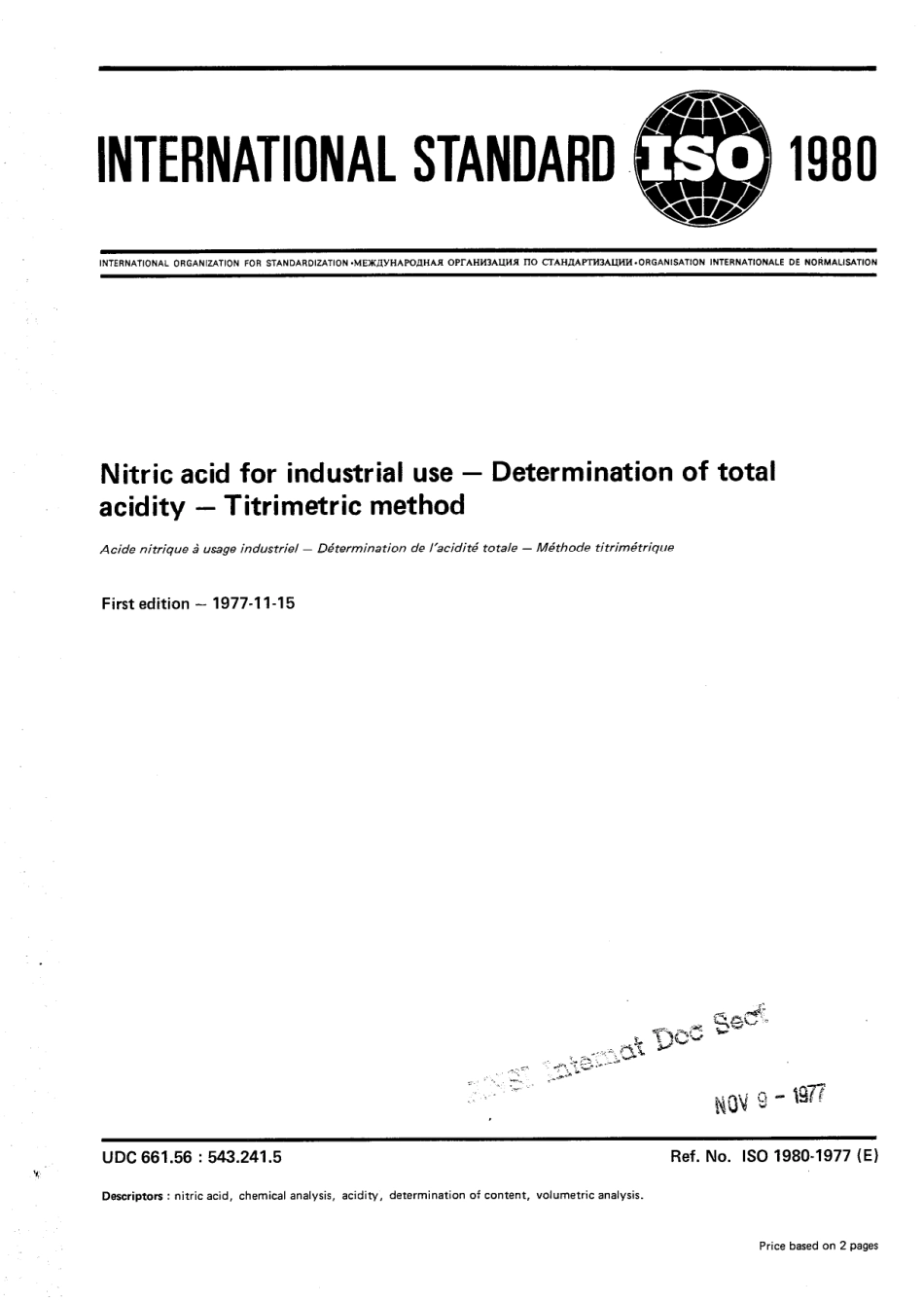 ISO 01980-1977 scan.pdf_第1页