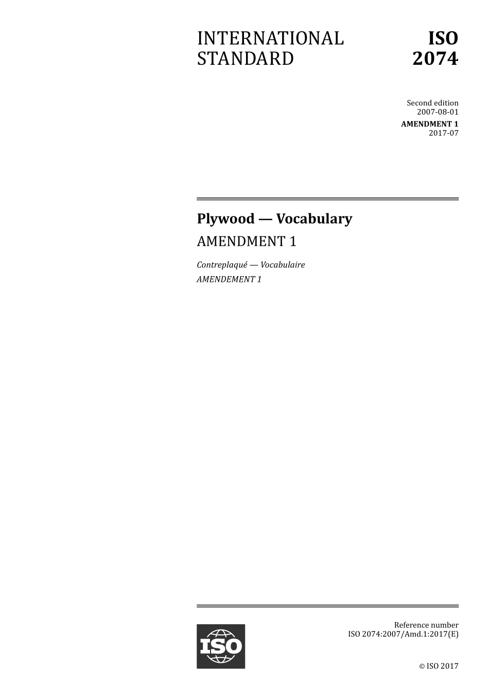 ISO 02074-2007 amd1-2017.pdf_第1页