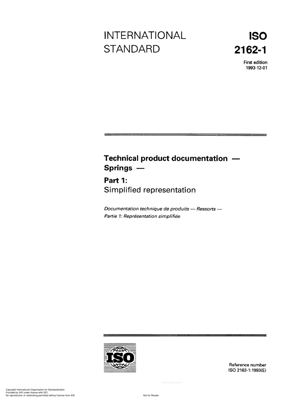 ISO 02162-1-1993 scan.pdf_第1页