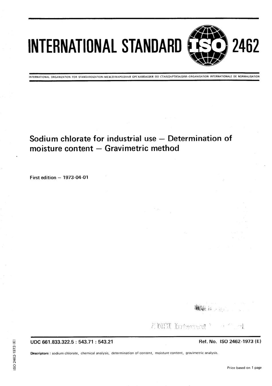 ISO 02462-1973 scan.pdf_第1页