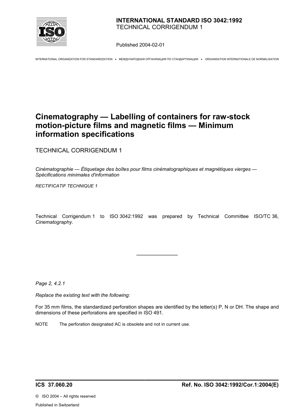 ISO 03042-1992 cor1-2004.pdf_第1页