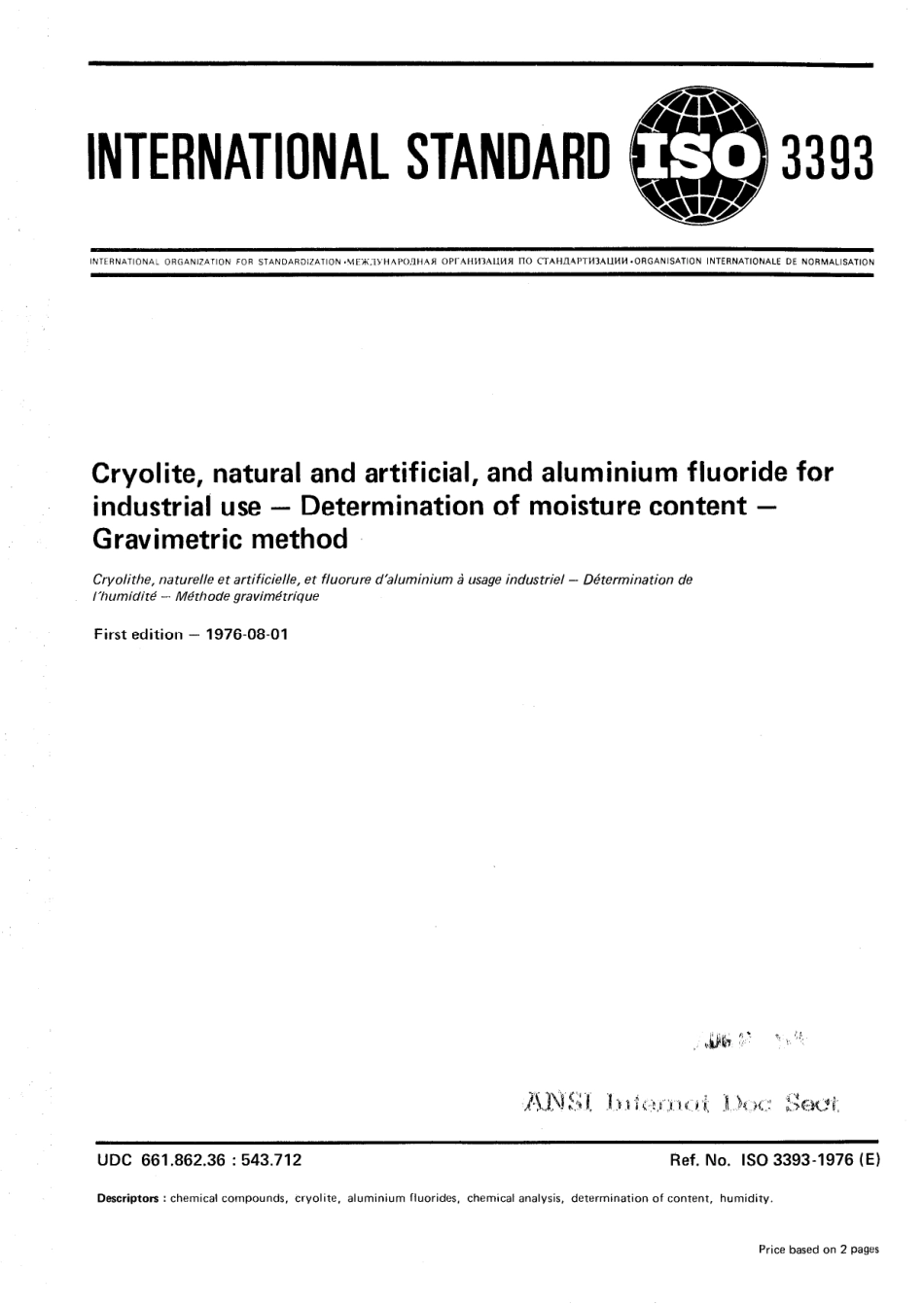 ISO 03393-1976 scan.pdf_第1页