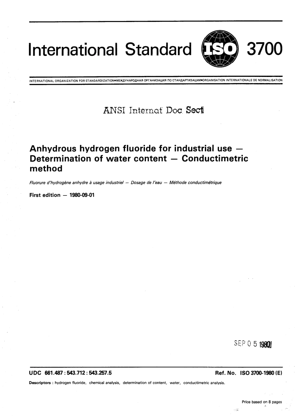 ISO 03700-1980 scan.pdf_第1页