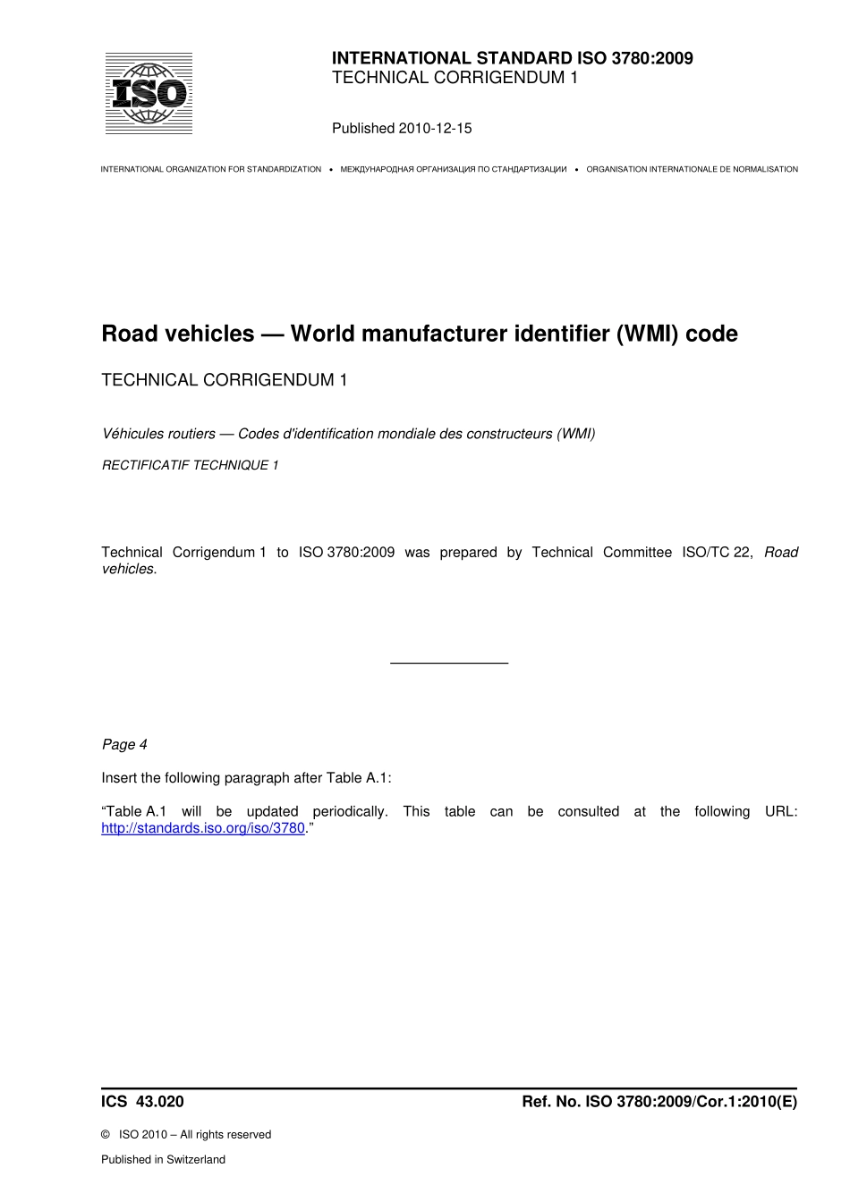 ISO 03780-2009 cor1-2010.pdf_第1页