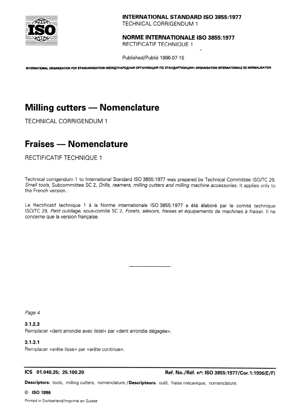 ISO 03855-1977 cor1-1996.pdf_第1页