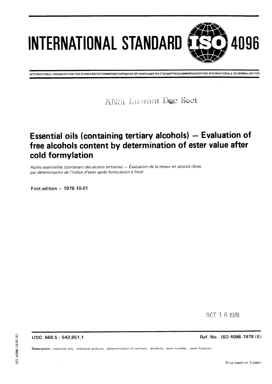 ISO 04096-1978 scan.pdf_第1页