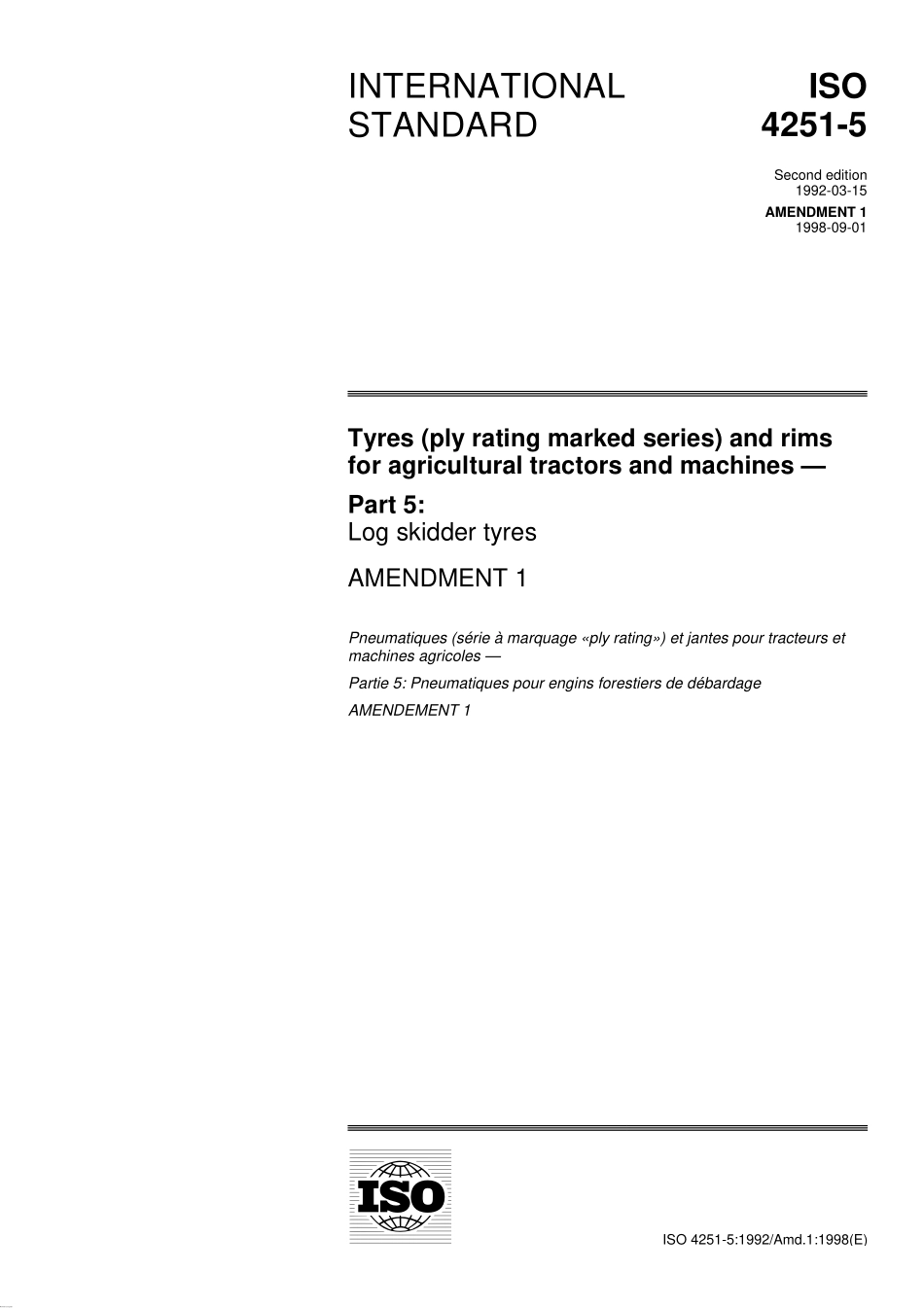 ISO 04251-5-1992 amd1-1998.pdf_第1页