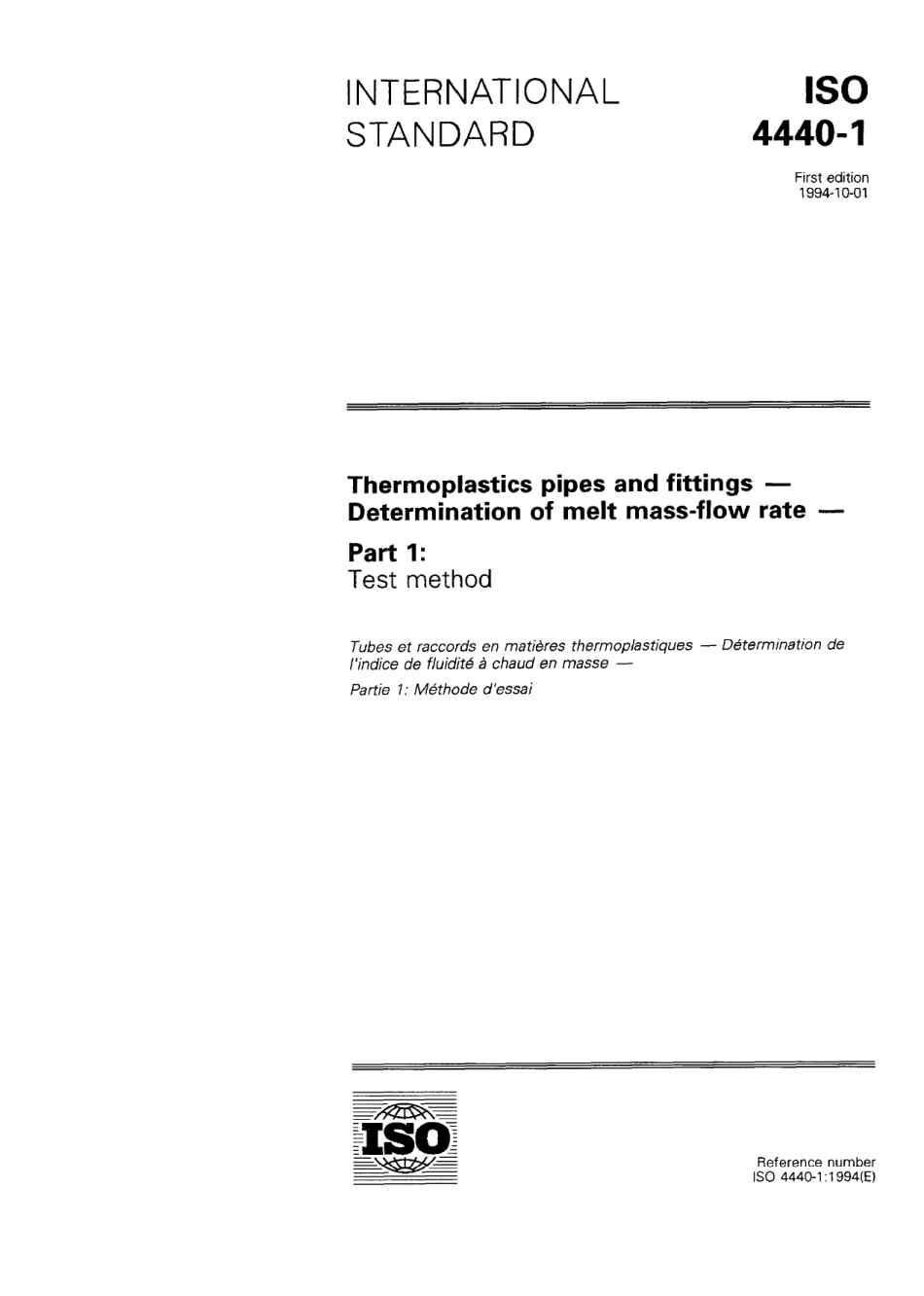 ISO 04440-1-1994 scan.pdf_第1页