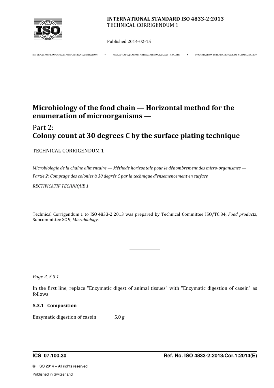 ISO 04833-2-2013 cor1-2014.pdf_第1页