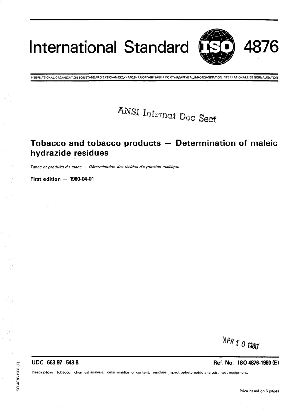 ISO 04876-1980 scan.pdf_第1页