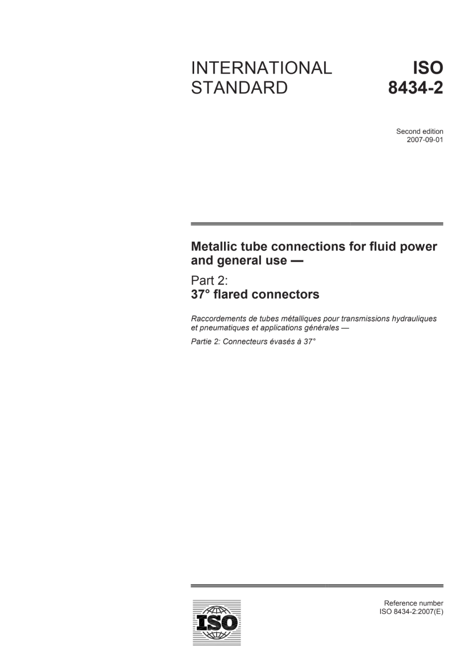 ISO 8434-2 2007.pdf_第1页