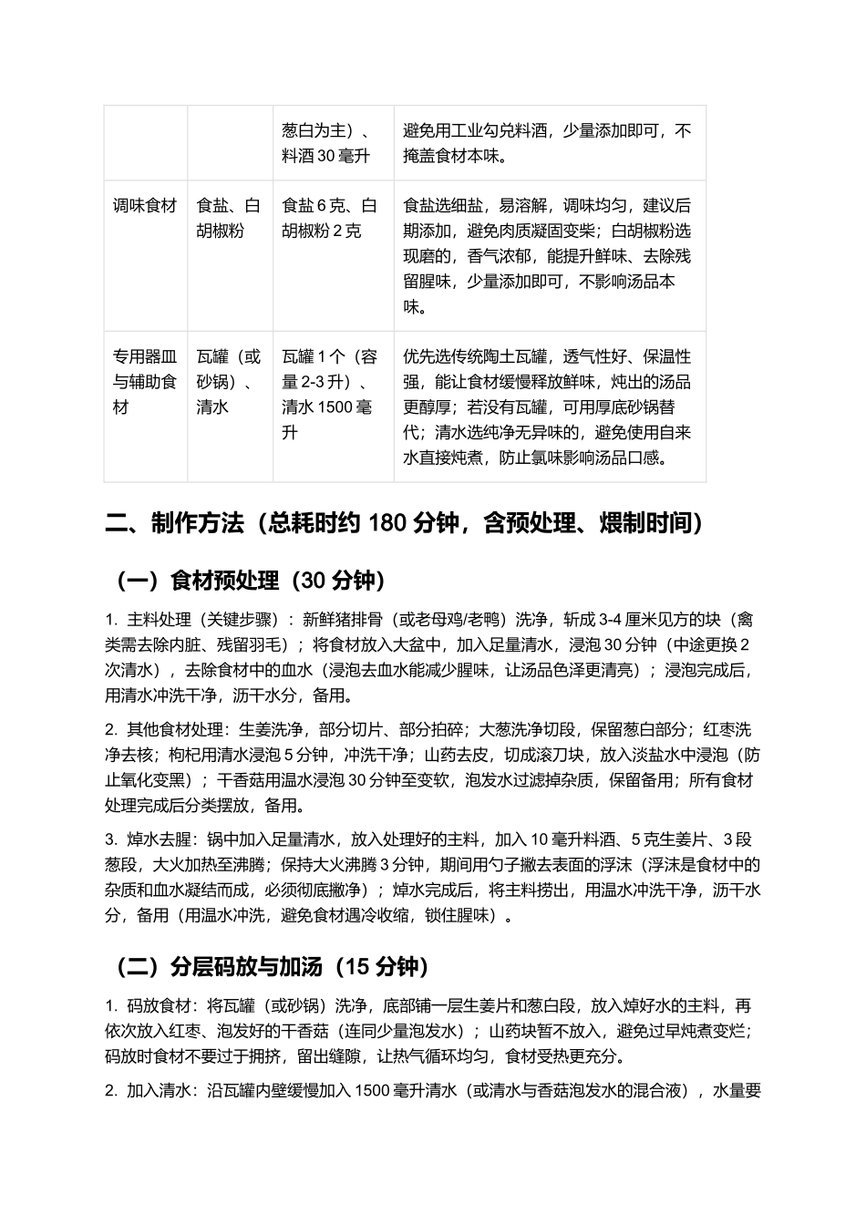 桃溪瓦罐汤:醇厚鲜香的徽派传统美食制作指南.docx_第2页