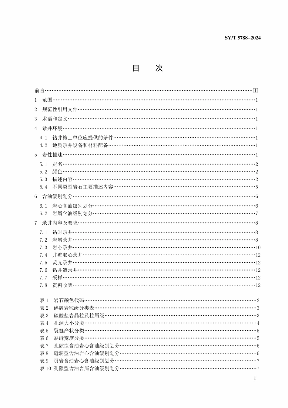 SYT 5788-2024 油气井地质录井规范.pdf_第2页
