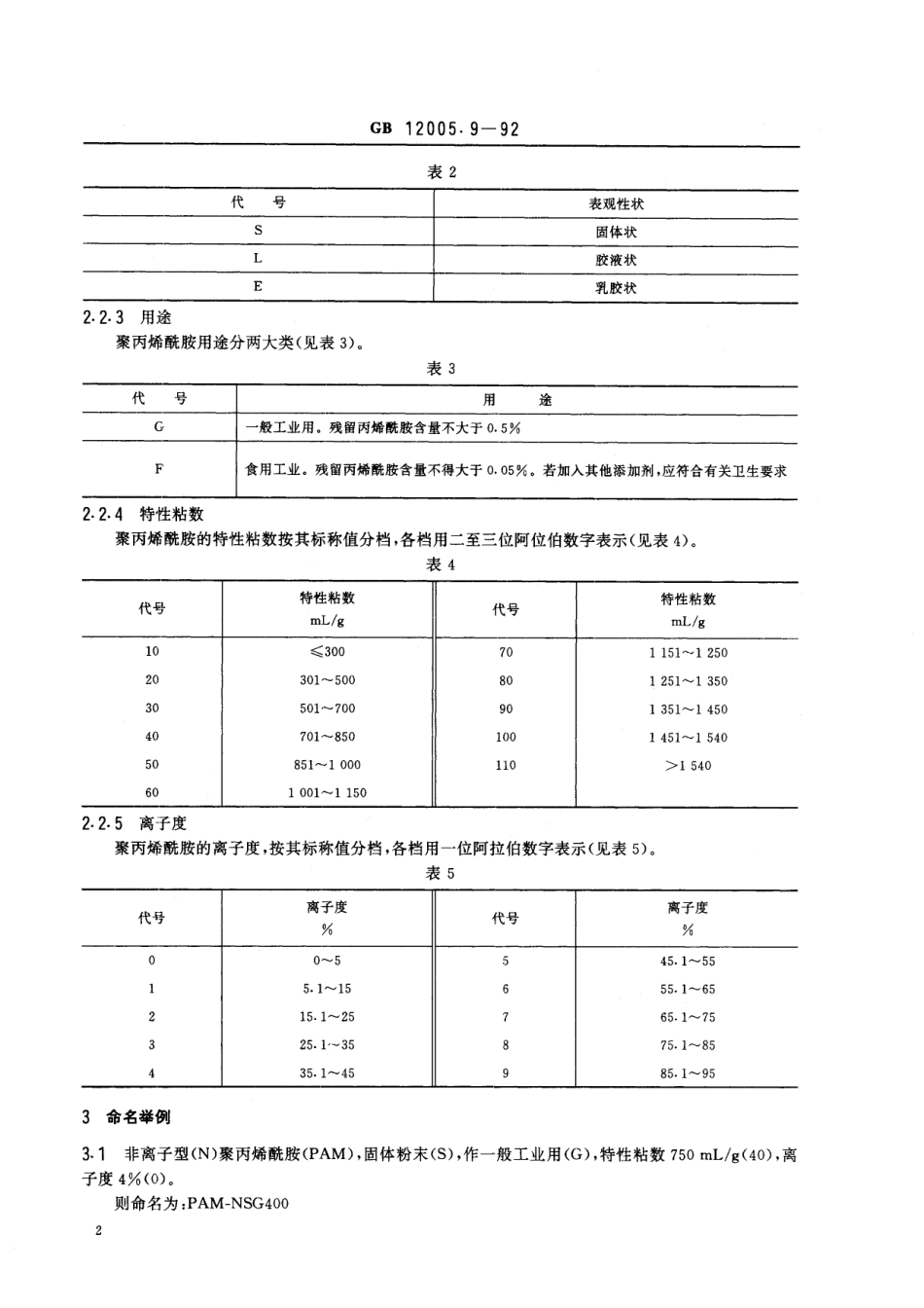 GB／T 12005.9-1992 聚丙烯酰胺命名.pdf_第3页