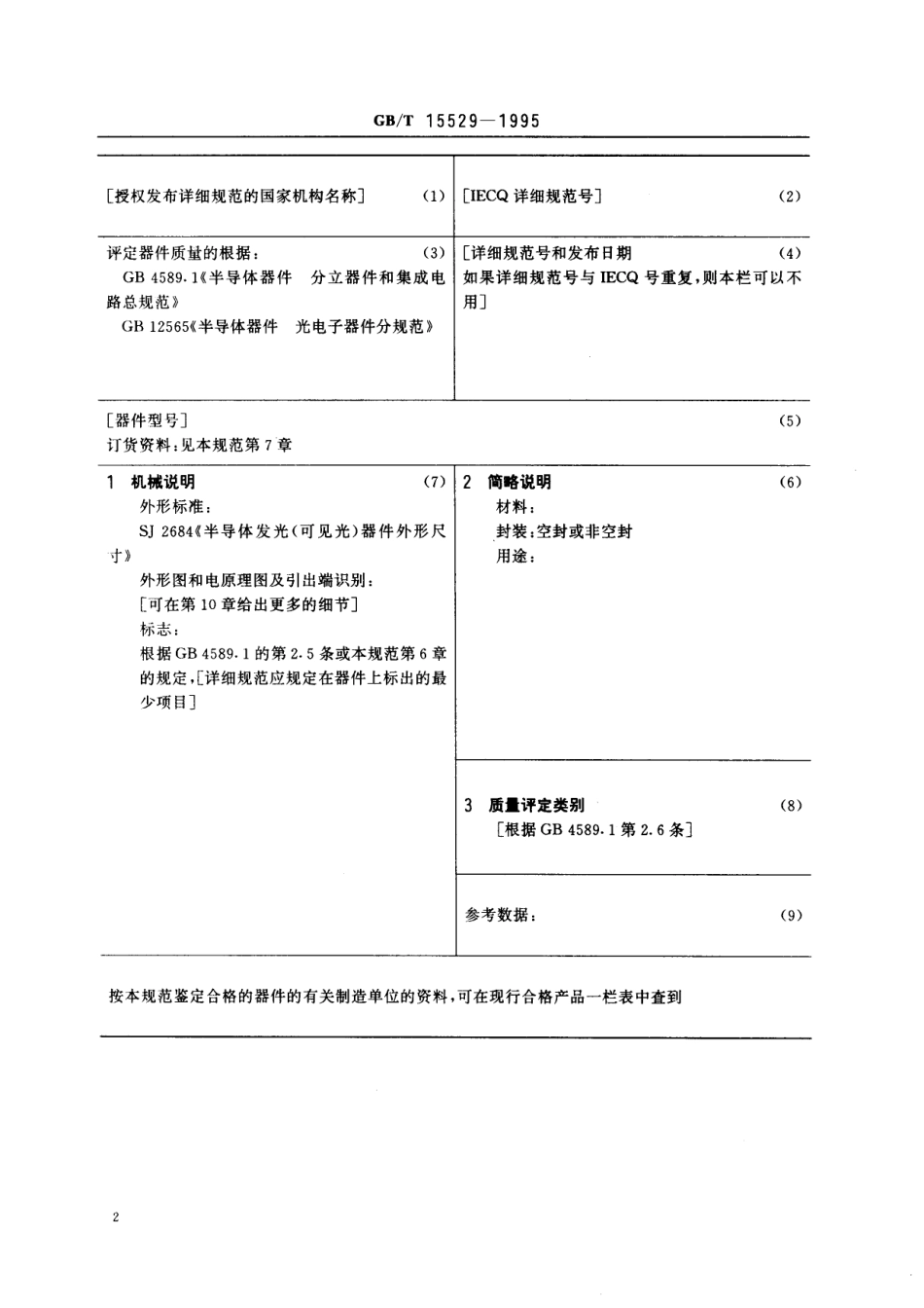 GB/T 15529-1995 半导体发光数码管空白详细规范.pdf_第3页