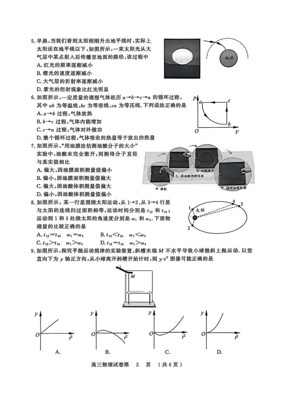 (物理卷+参考答案)2026届高三期末.pdf_第2页