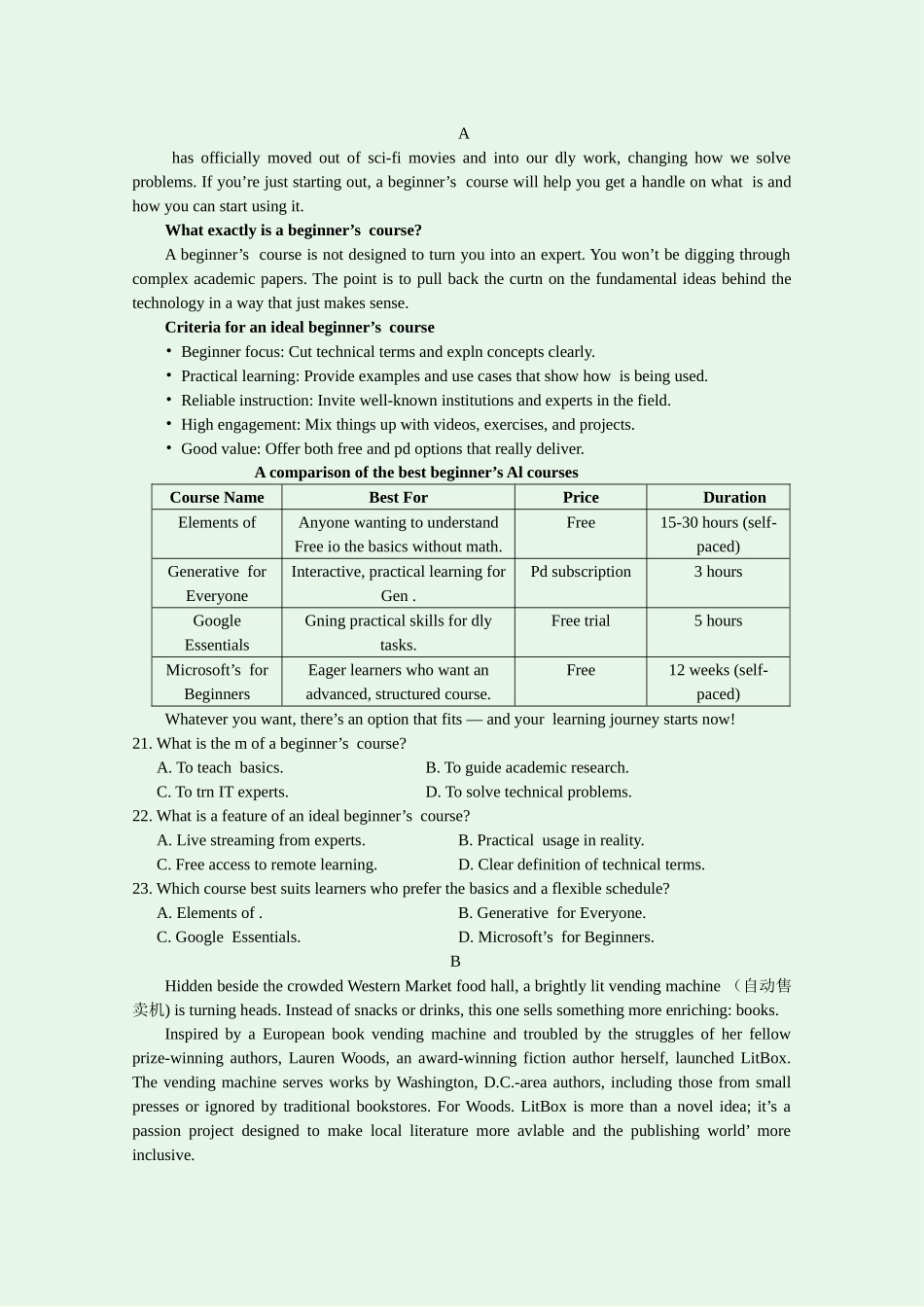 江苏南京市、盐城市2026届高三第一次模拟考试英语+答案.docx_第3页