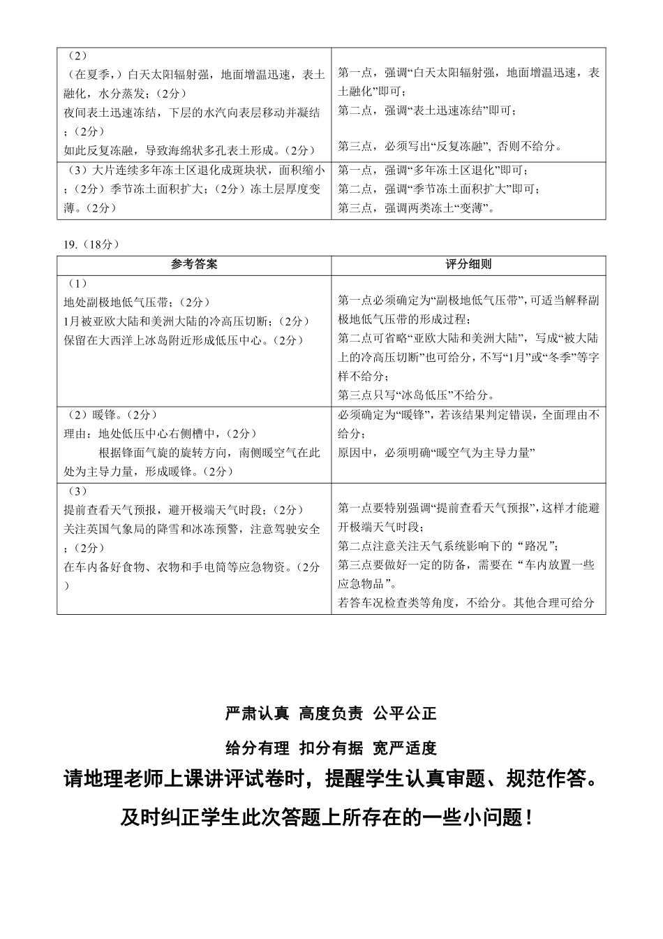 辽宁点石联考2026届高三期末质量监测地理答案.pdf_第2页