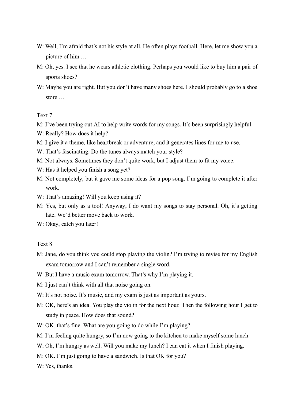 英语听力原文湖南长沙市2026年高三年级模拟考试(长沙一模)(2.1-2.3).pdf_第2页