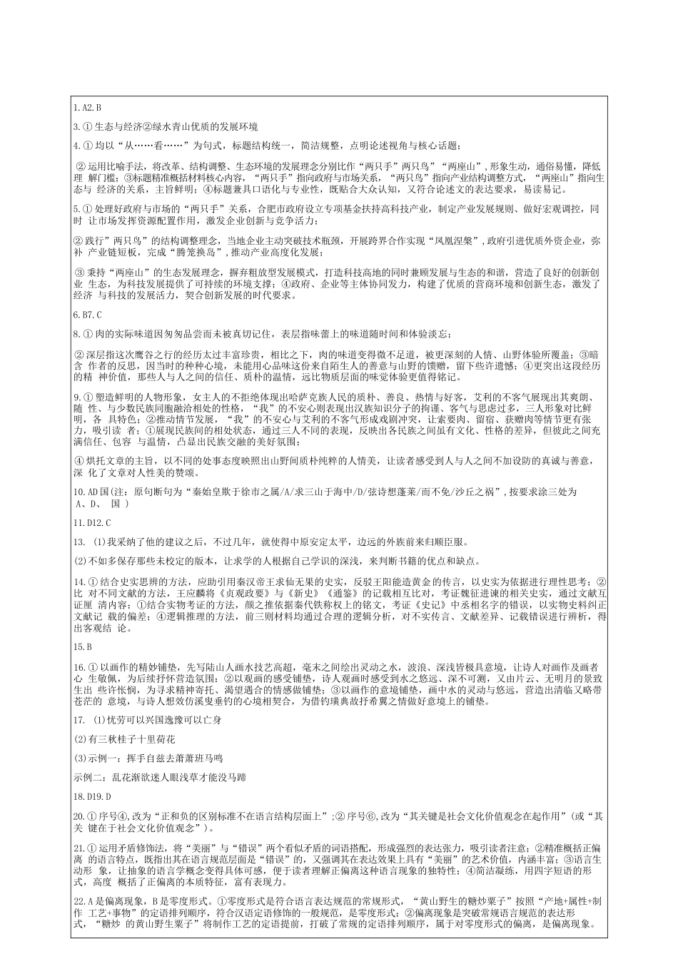 语文(非官方)安徽合肥市普通高中2026年高三年级第一次教学质量检测(合肥一模)(2.9-2.10).docx_第1页