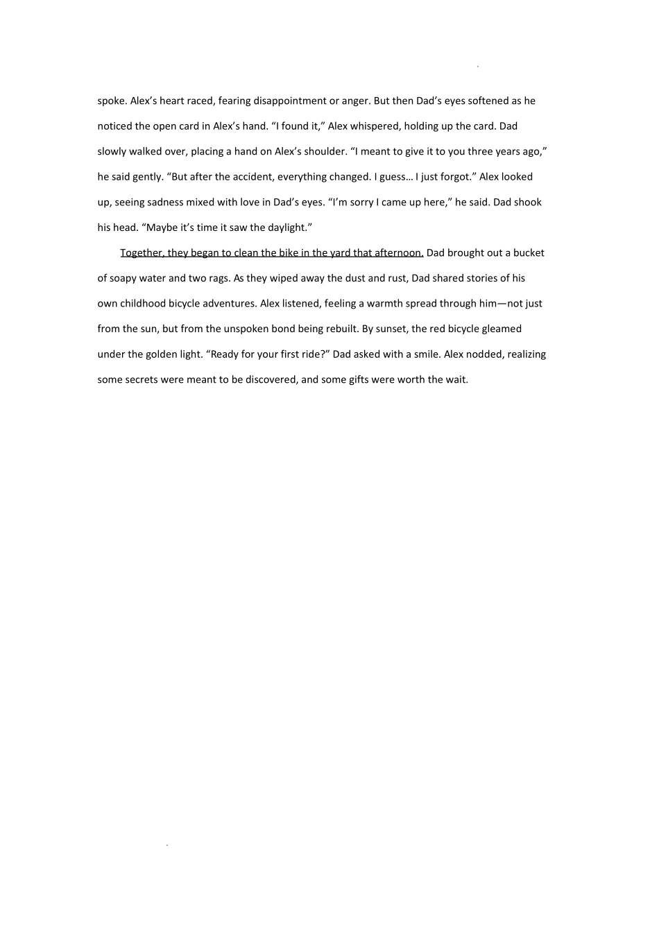 自贡市2025~2026学年高二年级上学期期末考试英语答案.pdf_第2页