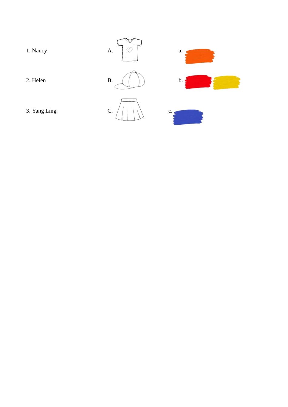 译林版英语三年级下册Unit 8 第2课时 Story time分层作业（有答案）.docx_第3页