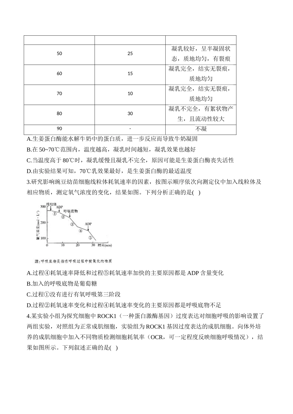 专题3 细胞代谢（选择题）——高考生物学模块分练【新高考版】（含解析）.docx_第2页