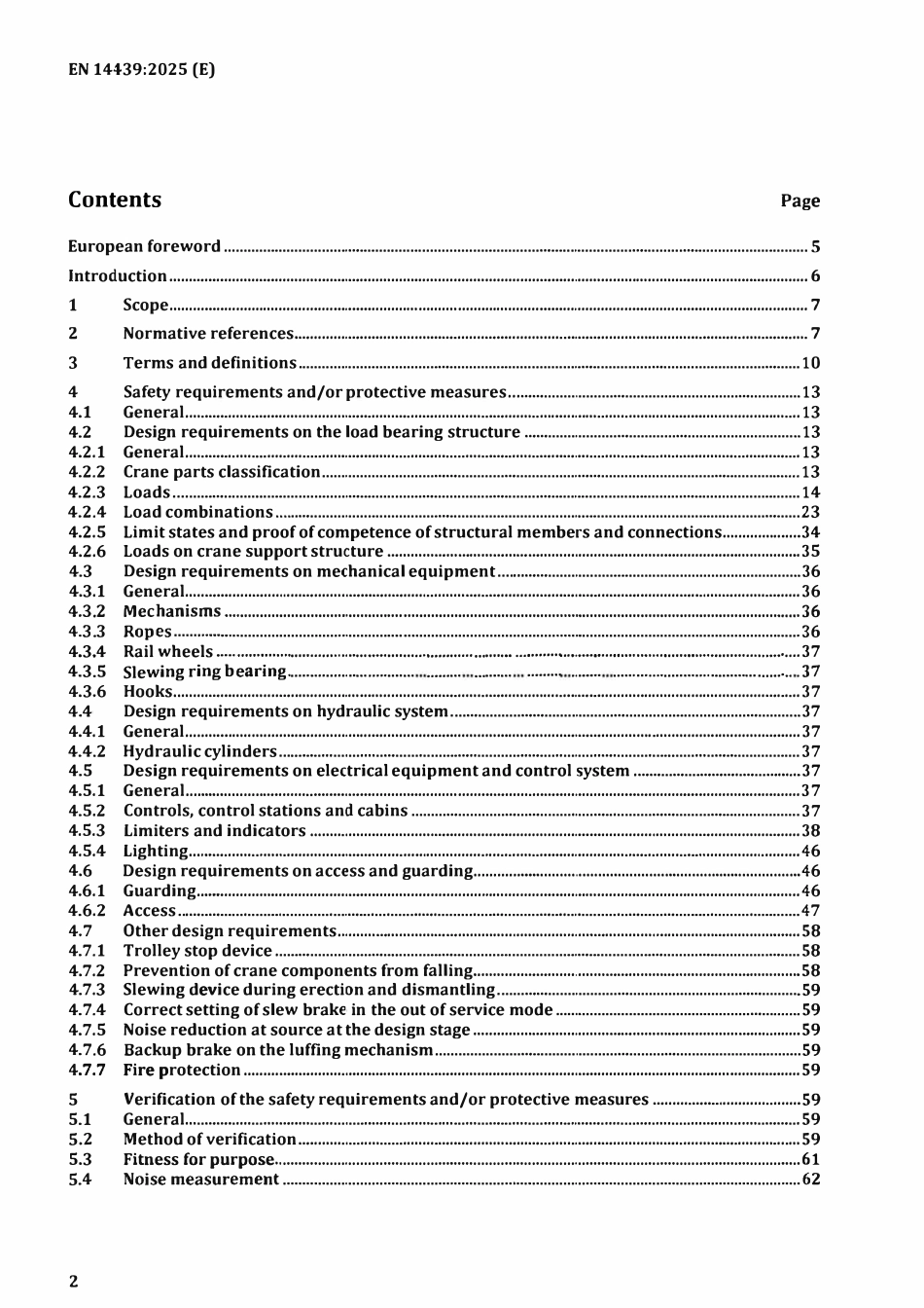 EN 14439 2025 塔式起重机安全标准（英文版）.pdf_第2页