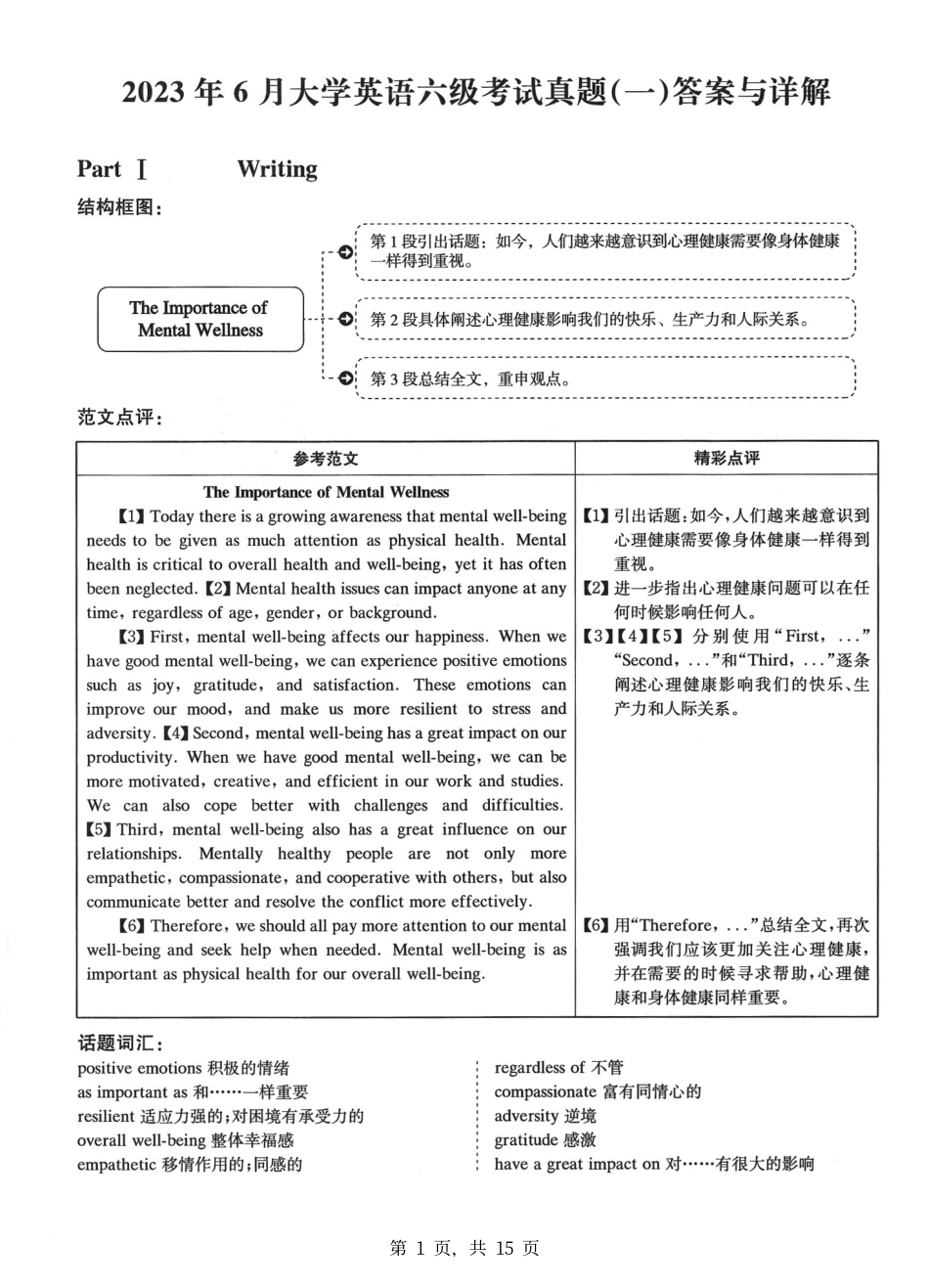 2023.06六级真题第1套详解.pdf_第1页