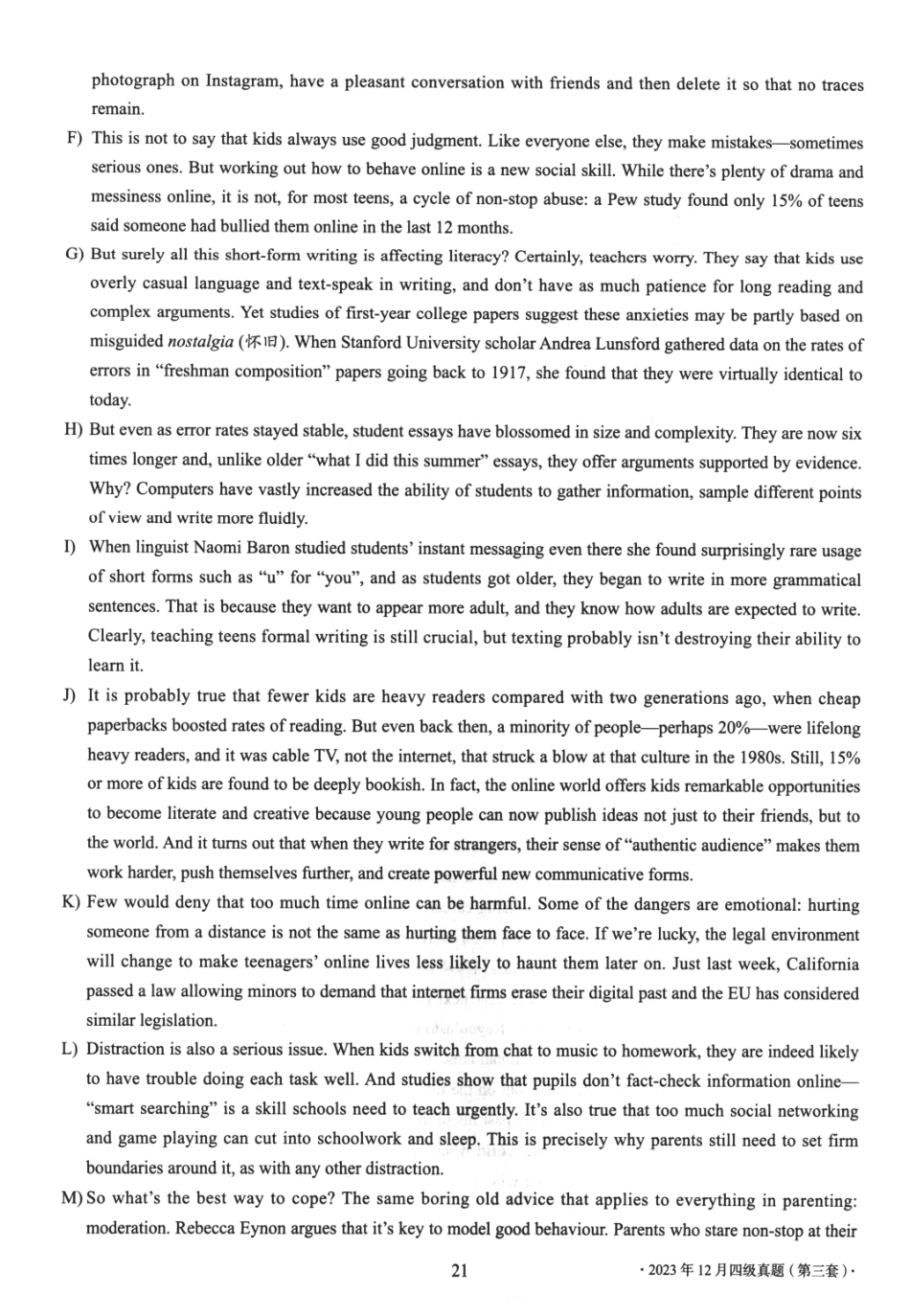 2023.12四级真题第3套.pdf_第3页