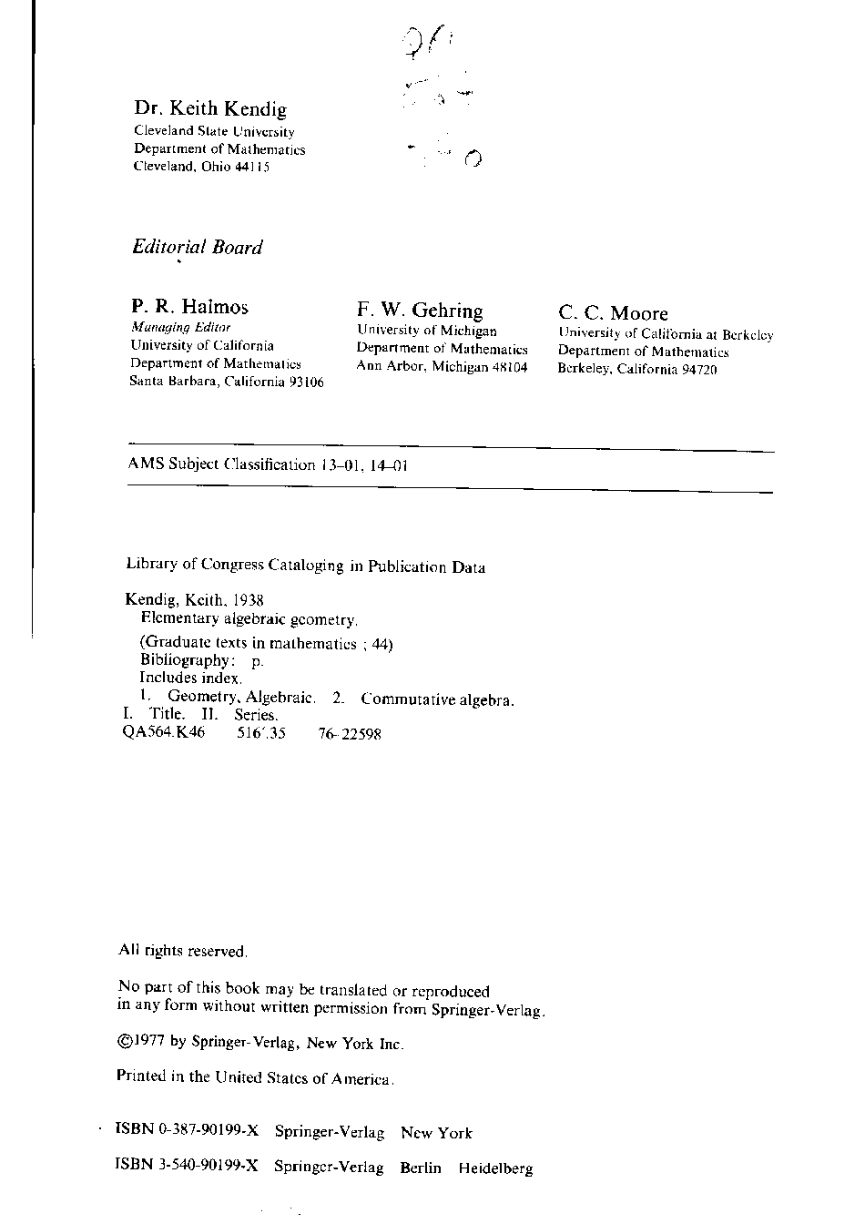 GTM044[Keith_Kendig]_Elementary_Algebraic_Geometry(BookFi).pdf_第2页