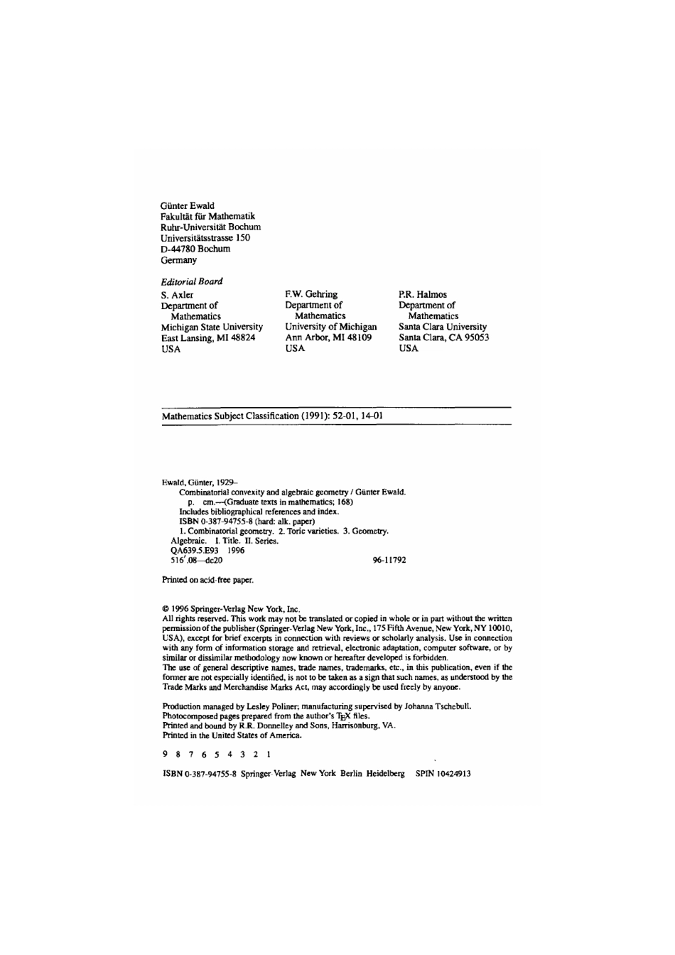 GTM168[Gunter_Ewald]_Combinatorial_Convexity_and_Algebra(BookFi).pdf_第2页