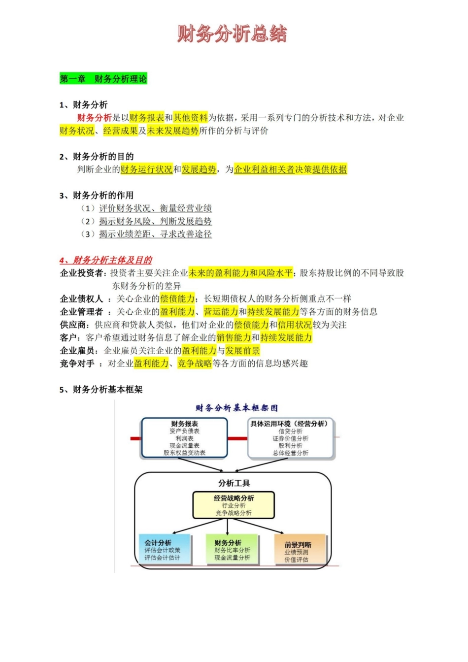 财务分析期末重点.pdf_第1页