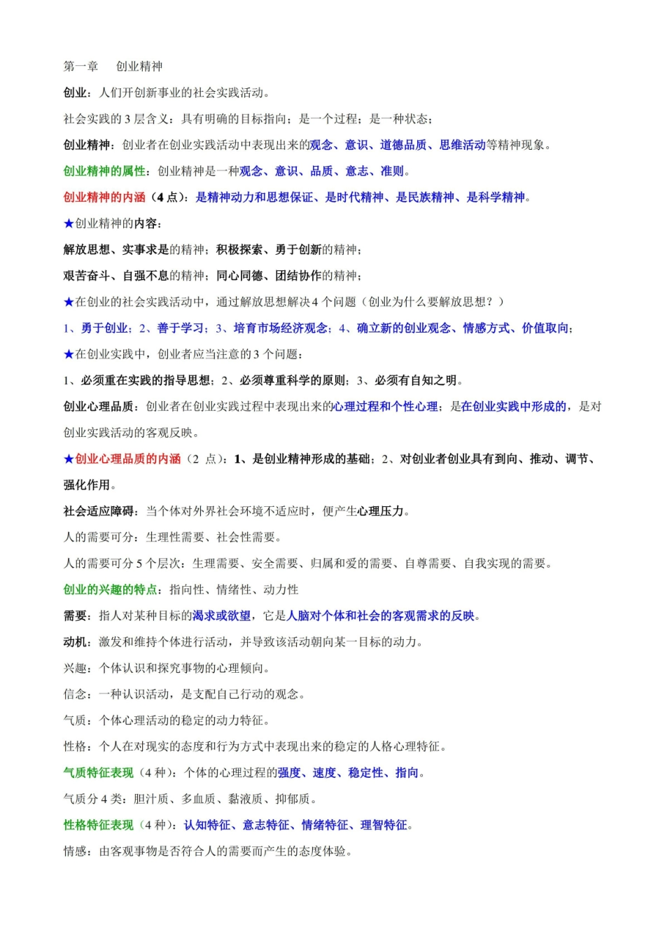 创业基础与实务(重点).pdf_第1页