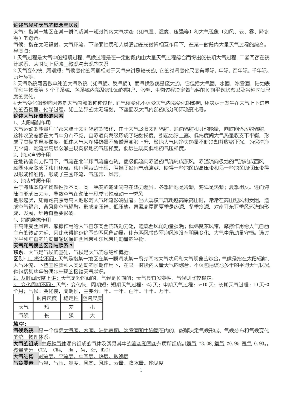大气科学概论重点( 猜题).pdf_第1页