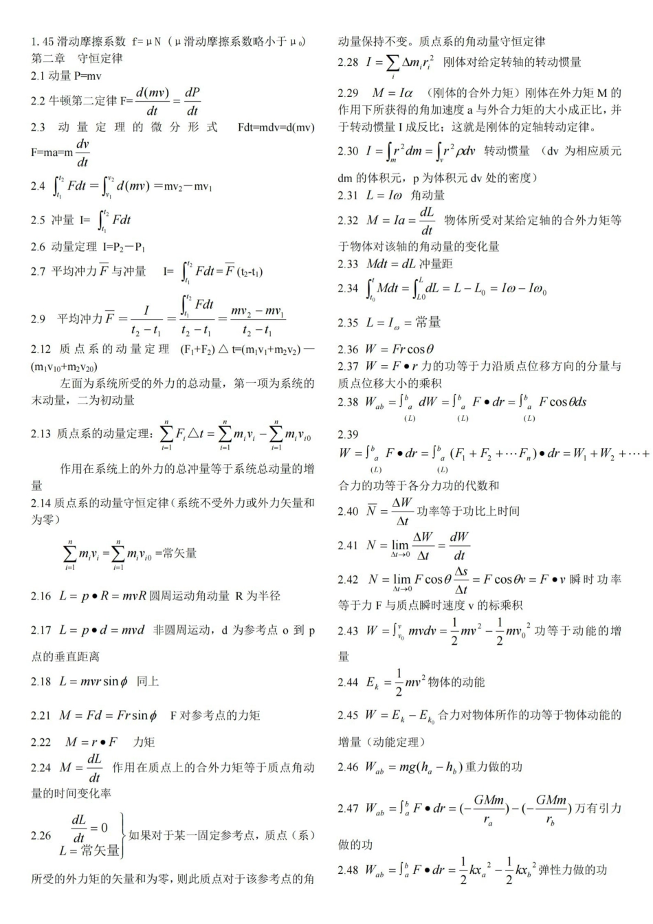 大学物理所有公式.pdf_第2页