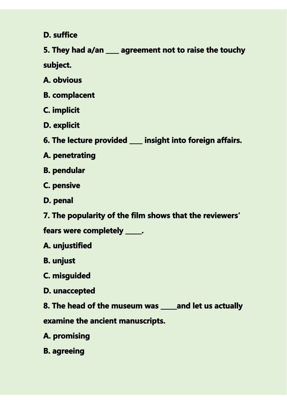 大学英语精读期末考试复习选择题.pdf_第2页