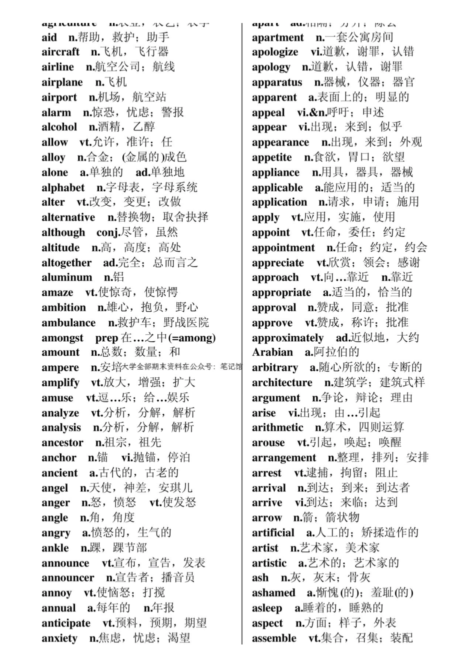 大学英语四级词汇表.pdf_第2页