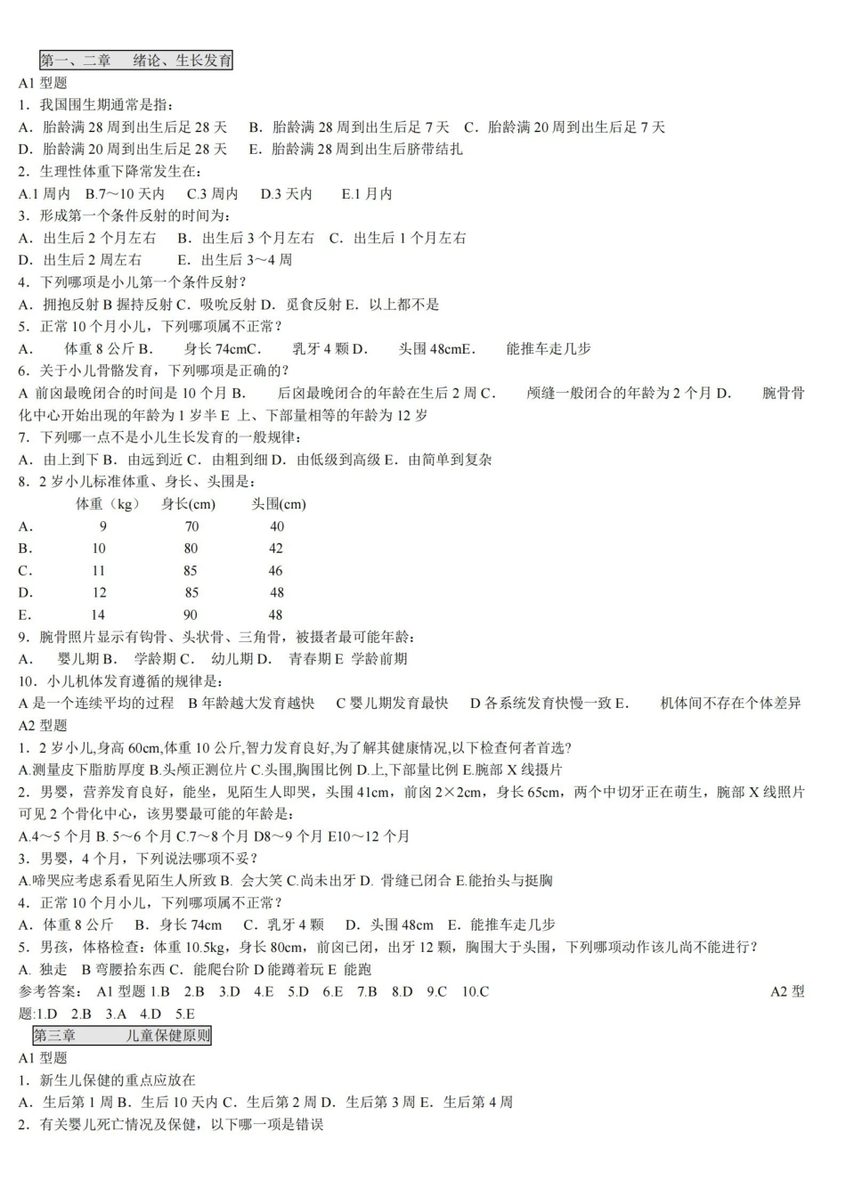 儿科学-章节练习题.pdf_第1页