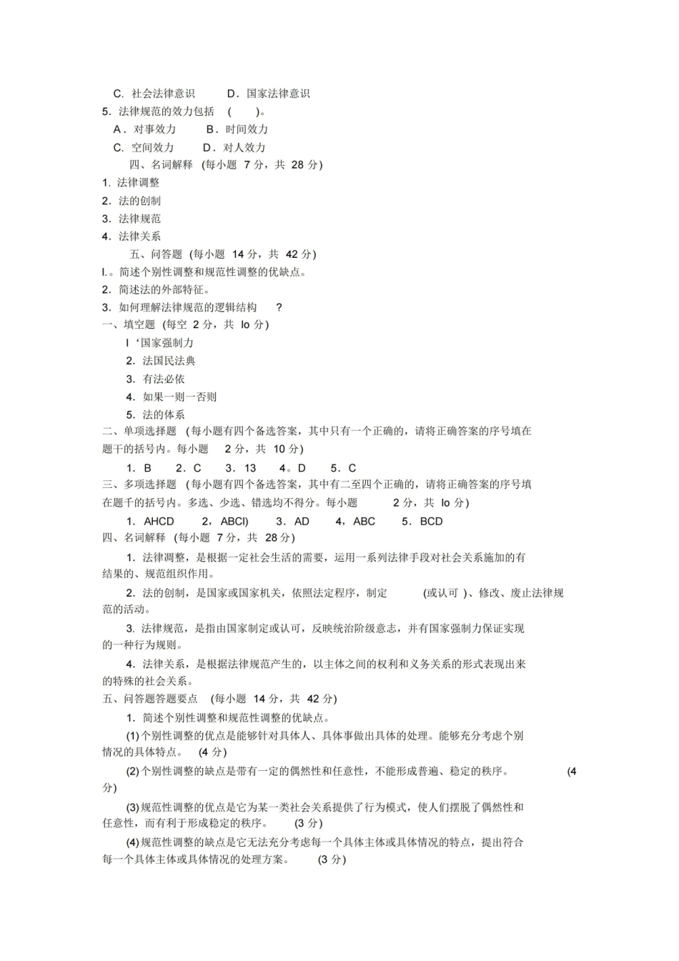 法理学试题及答案.pdf_第2页