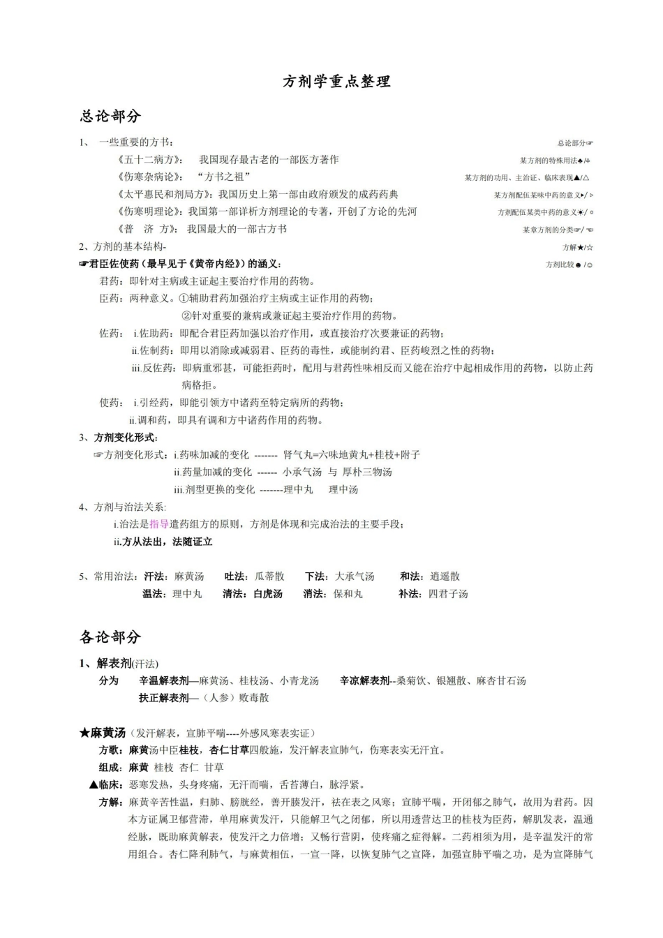 方剂学笔记整理-(终极版).pdf_第1页