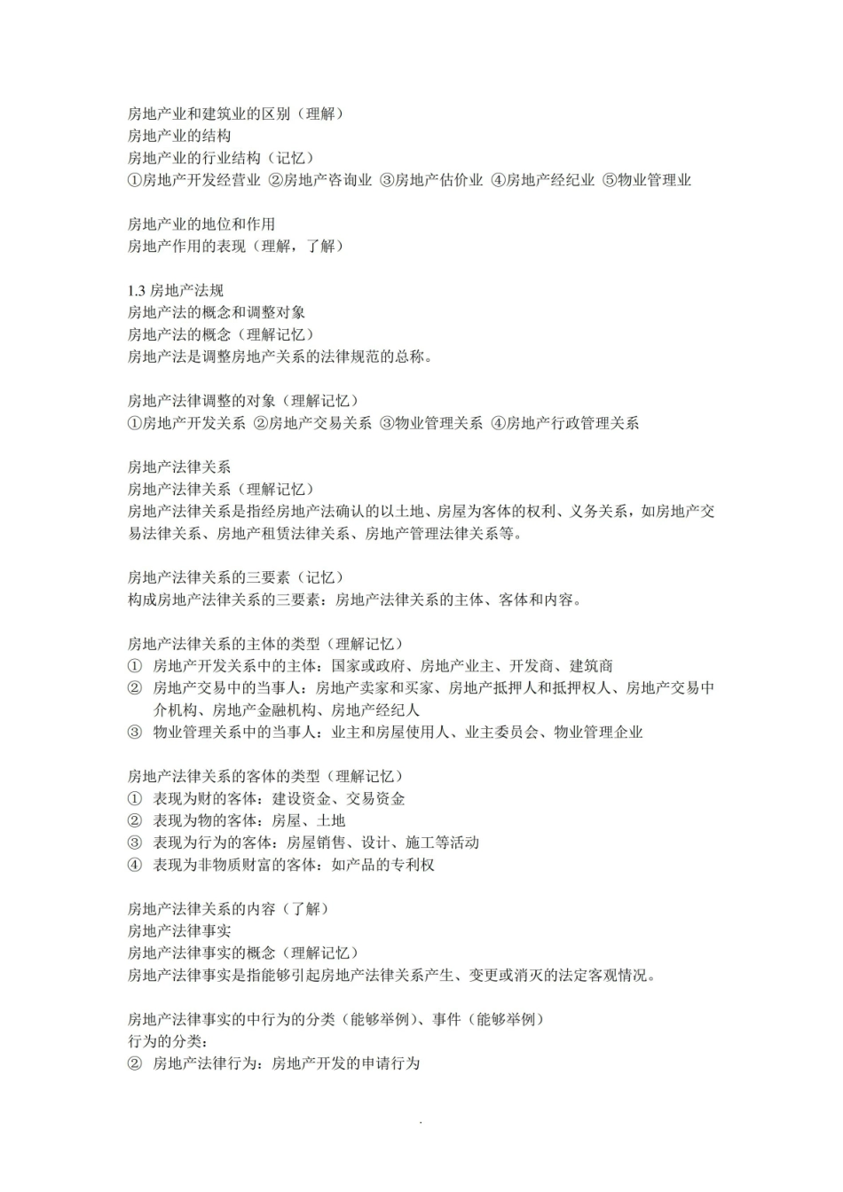 房地产法规考试知识要点(整理版).pdf_第2页