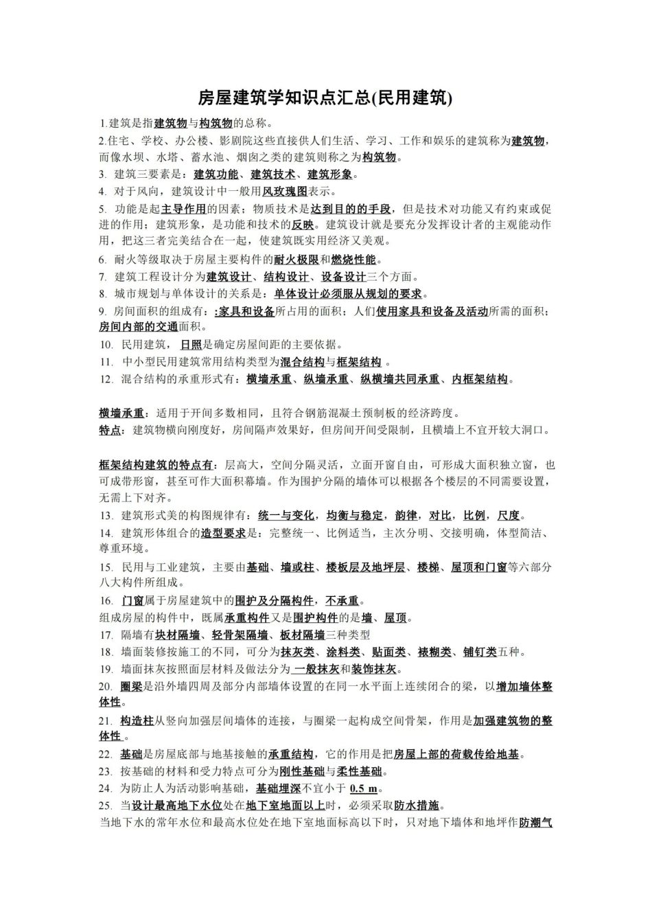 房屋建筑学知识点汇总.pdf_第1页