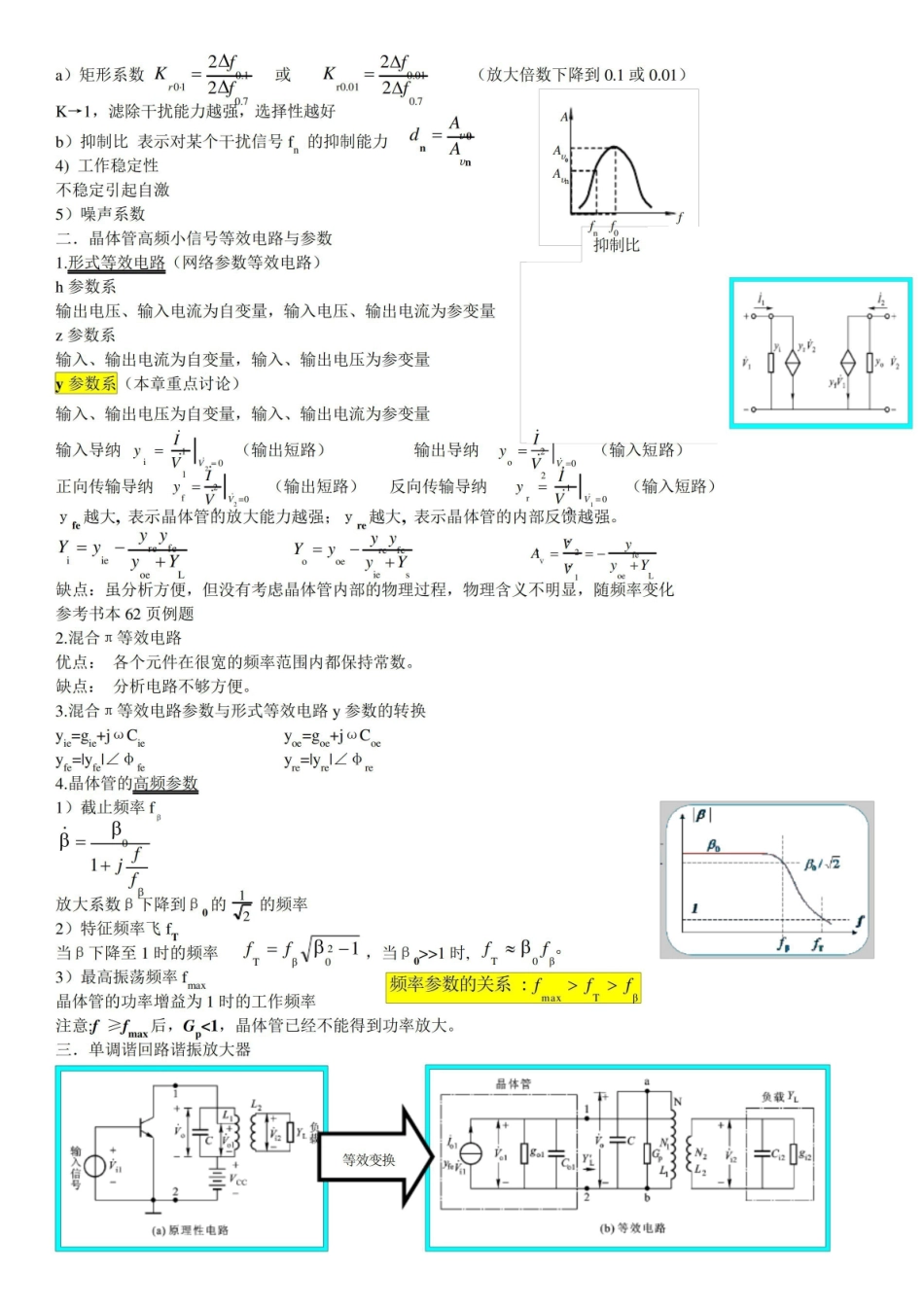 高频电子线路(知识点整理).pdf_第3页