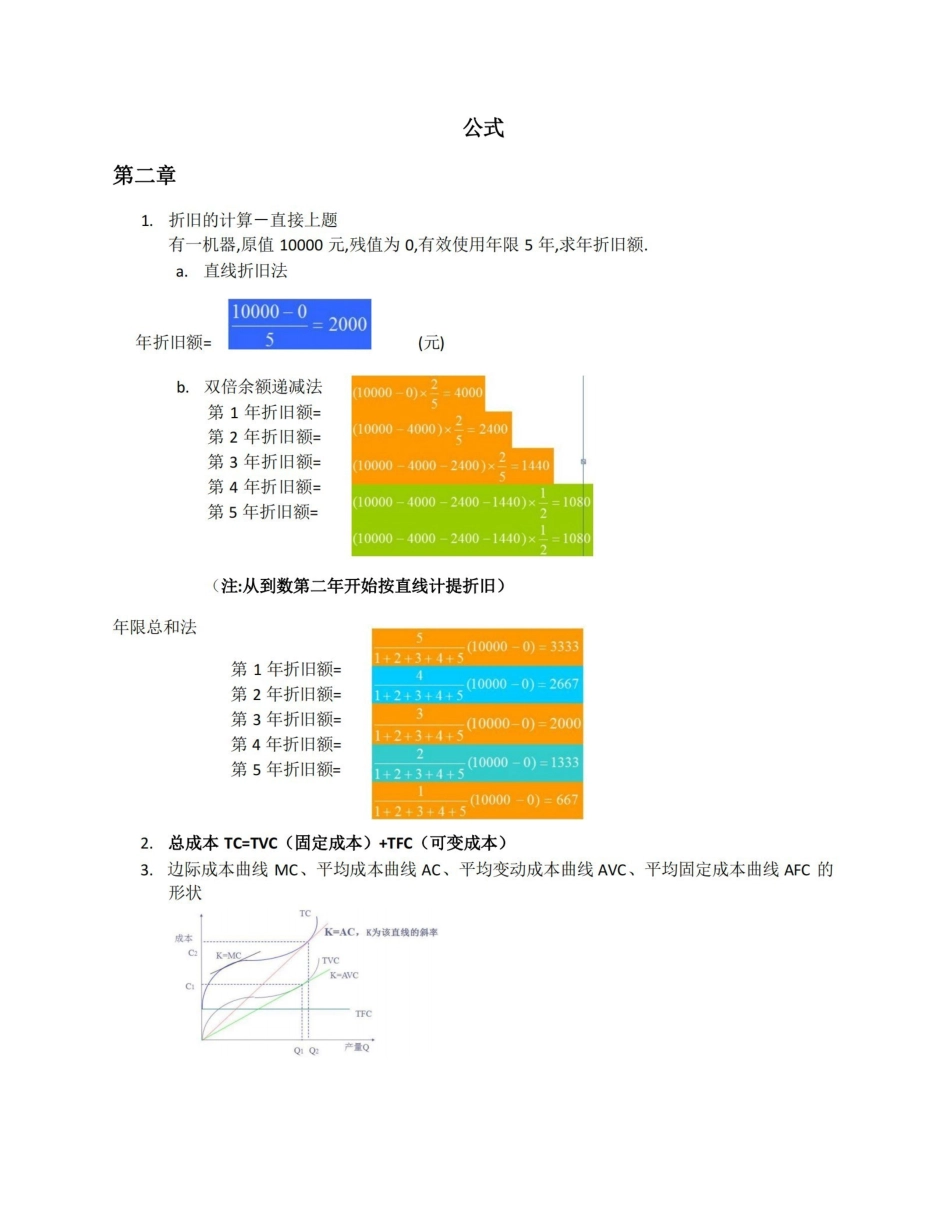 工程经济学的公式.pdf_第1页